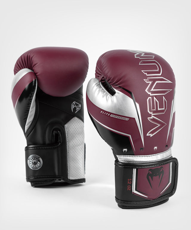 Venum Elite Evo Boxhandschuhe – Rot/Silber