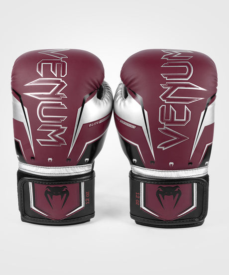 Venum Bokshandschoenen Elite Evo - Rood/Zilver