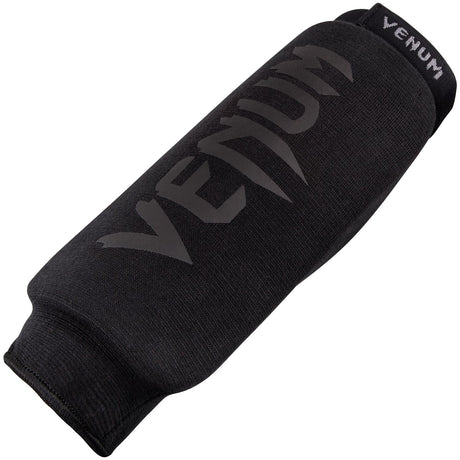 Venum Kickboks Skinnebensbeskyttere Kontact uden fod - Sort/Sort