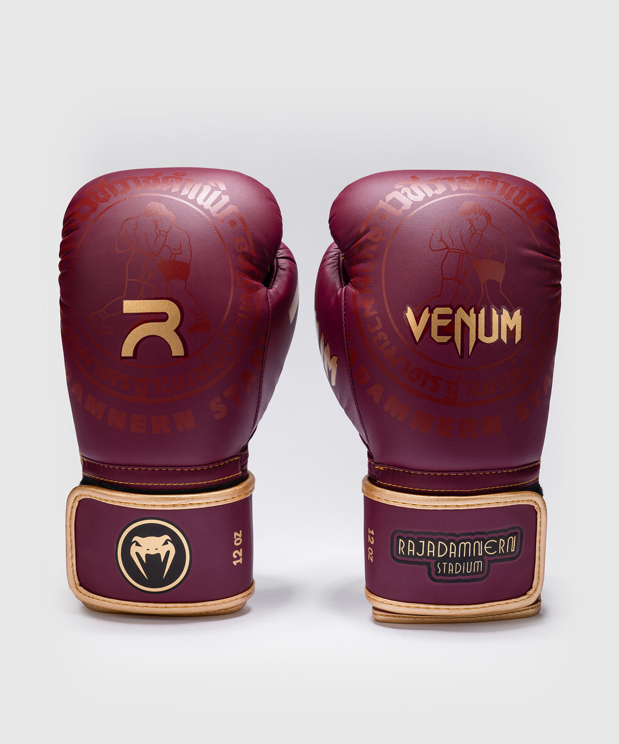 Venum x Rajadamnern Bokshandschoenen - Bordeaux Rood