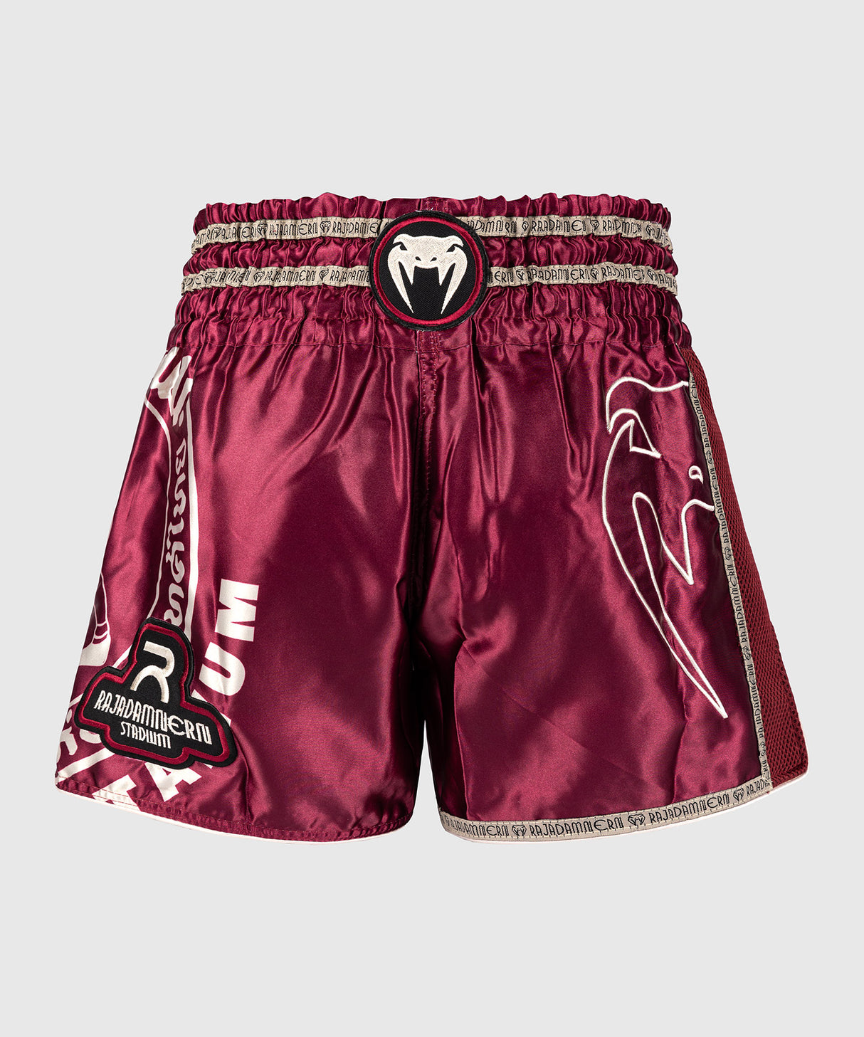 Venum x Rajadamnern Muay Thai Shorts - Bordeaux Rood