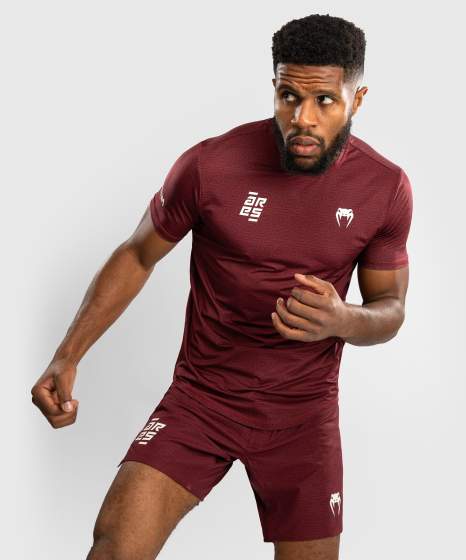 Venum x Ares Dry-Tech T-Shirt - Bordeaux Rood