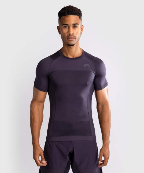 Venum Rashguard Korte Mouwen G-Fit Air - Deep Purple