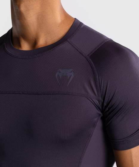 Venum Rashguard Korte Mouwen G-Fit Air - Deep Purple