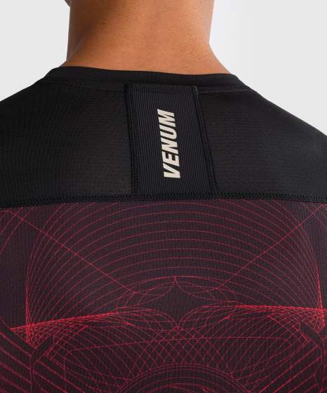 Venum Rashguard Korte Mouwen G-Fit Air - Zwart/Rood