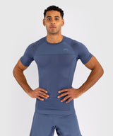 Venum Rashguard Korte Mouwen G-Fit Air - Foggy Blue
