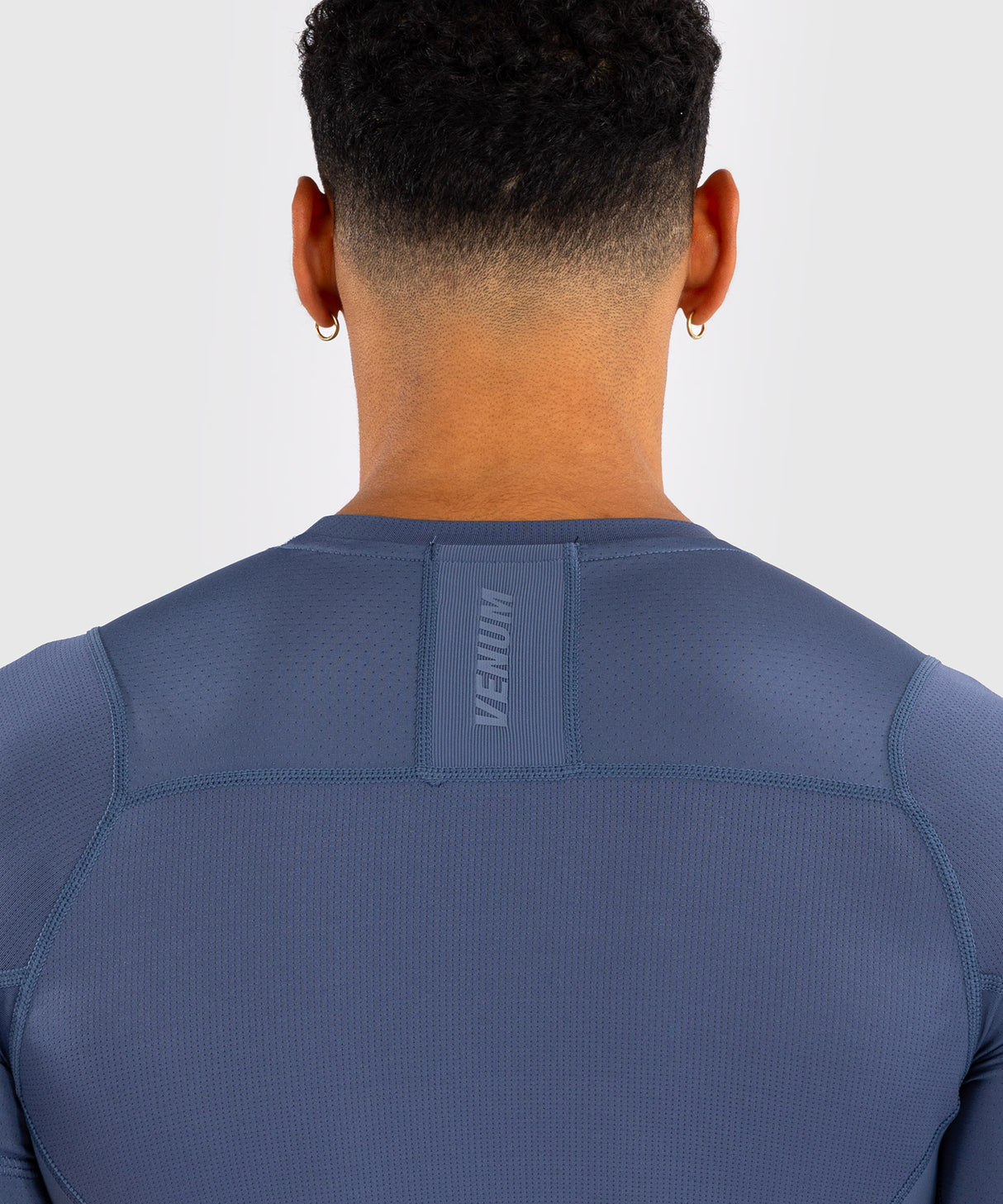 Venum Rashguard Korte Mouwen G-Fit Air - Foggy Blue