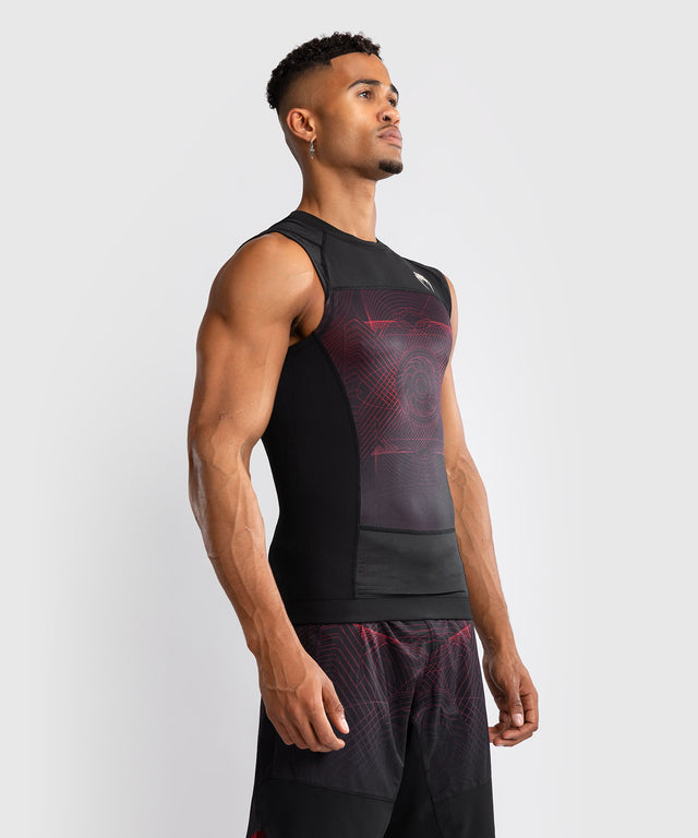 Rashguard bez rukávů Venum G-Fit Air – Černý/Červený