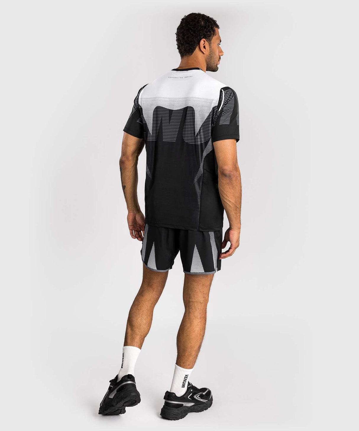 Venum Dry Tech T-Shirt Adrenaline - Zwart/Zilver Grijs