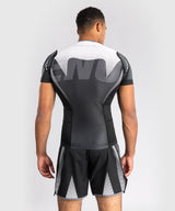 Venum Rashguard Korte Mouwen Adrenaline - Zwart/Zilver Grijs