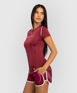 Venum Dry-Tech T-Shirt Adrenaline - Bordeaux Rood