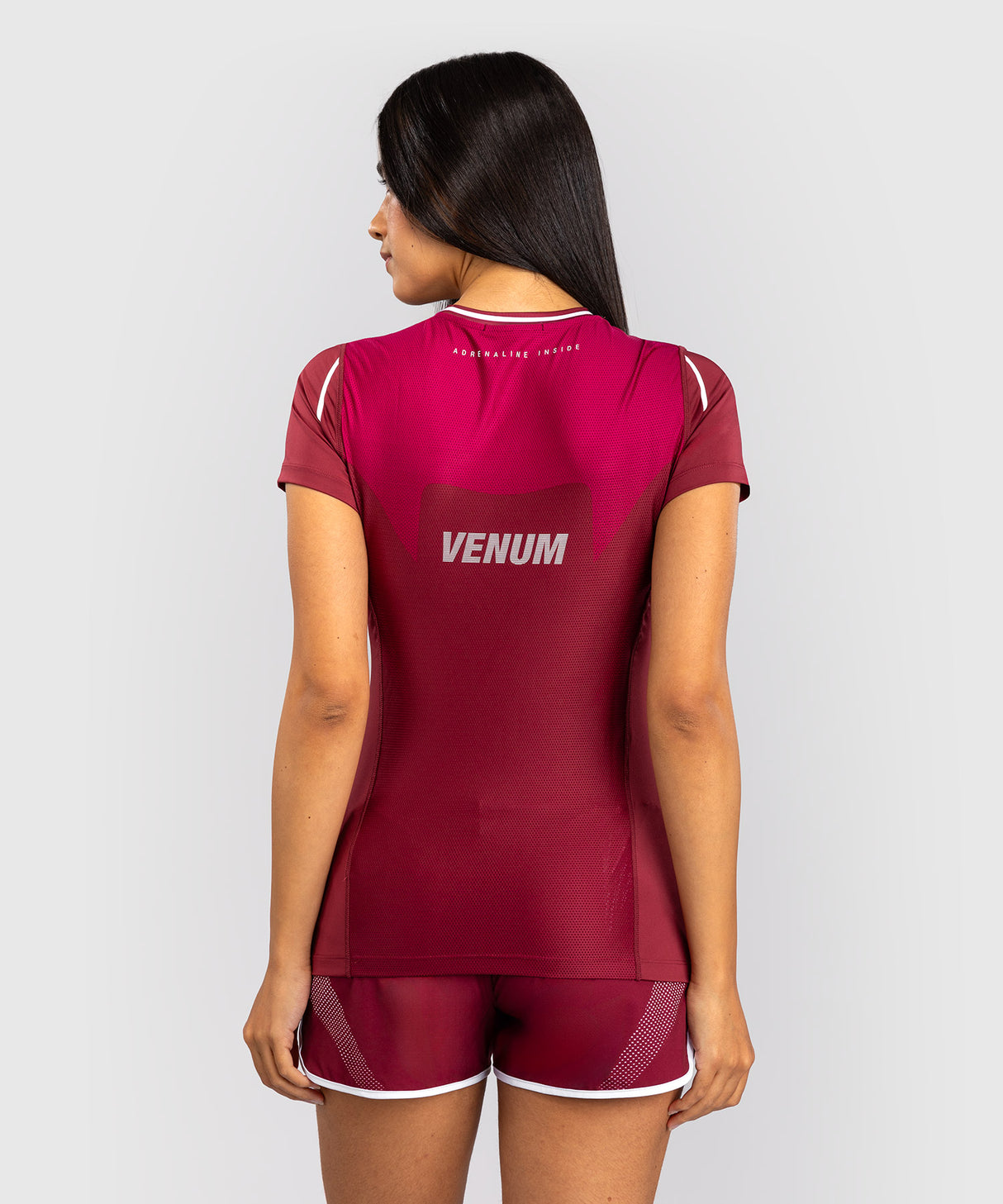Venum Dry-Tech T-Shirt Adrenaline - Bordeaux Rood