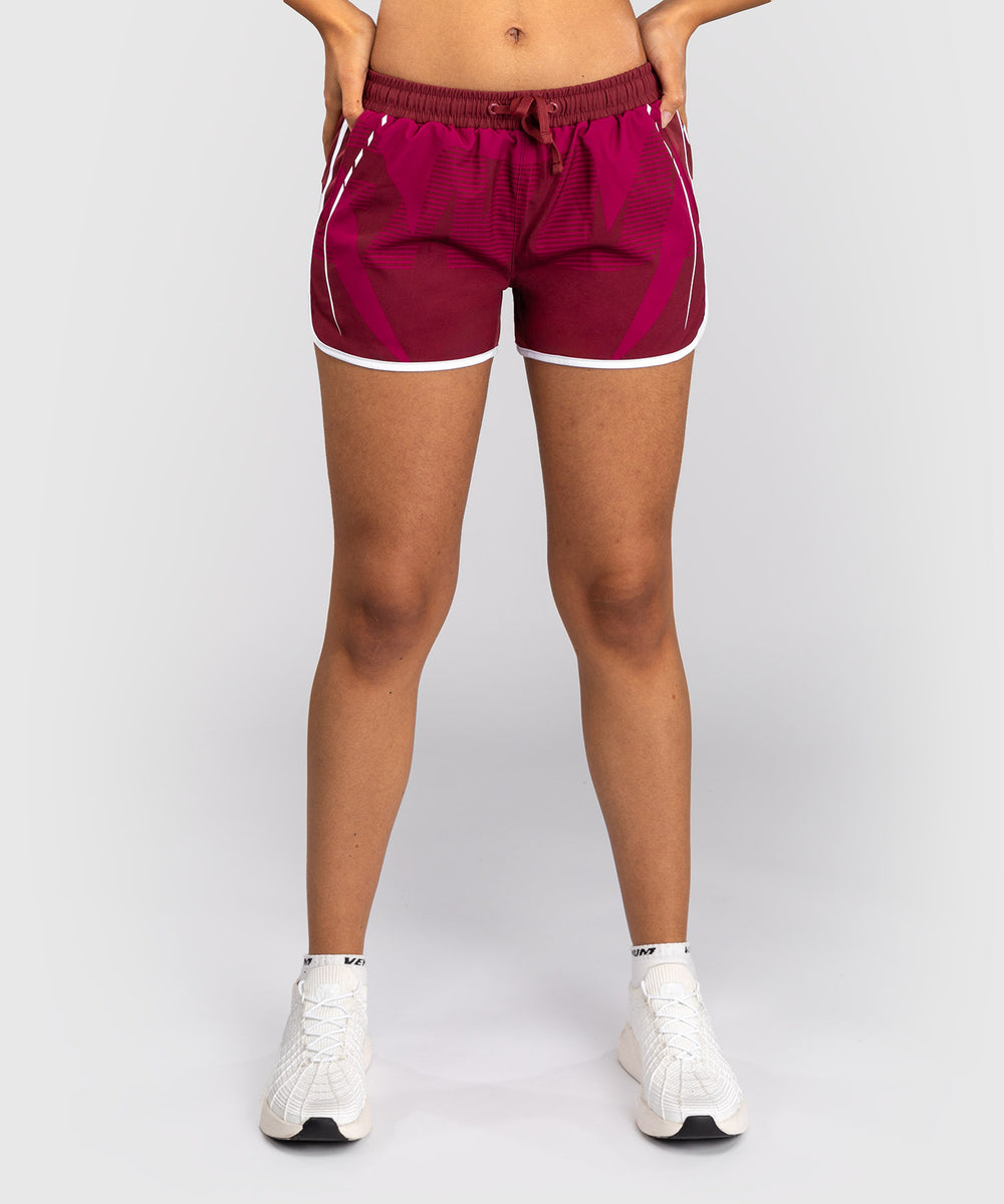 Venum Training Shorts Adrenaline - Bordeaux Rood