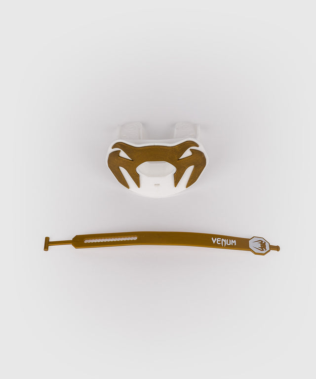 Protetor bucal Venum Elite – Branco/Ouro