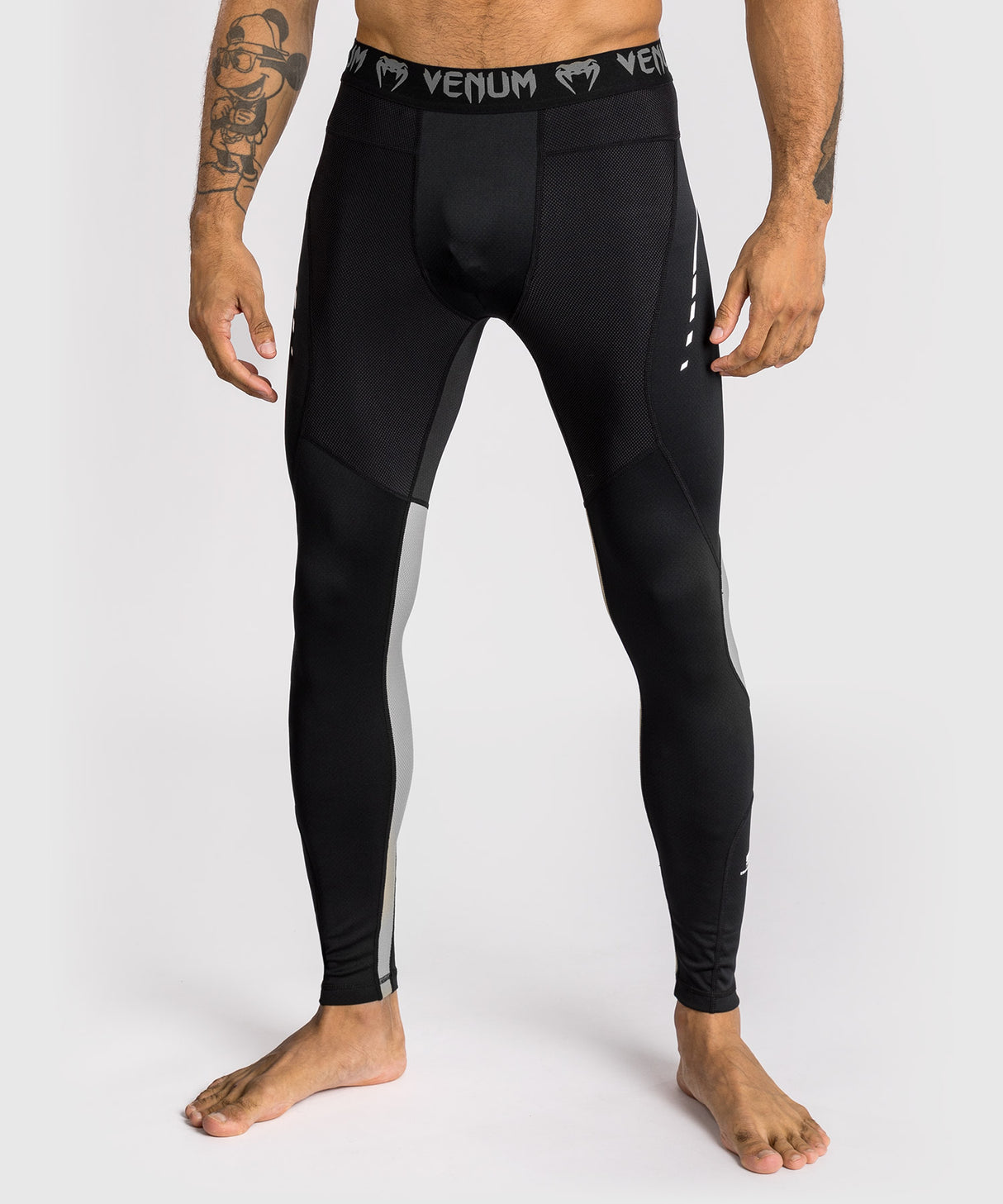 Venum Spats Adrenaline - Zwart/Zilver Grijs