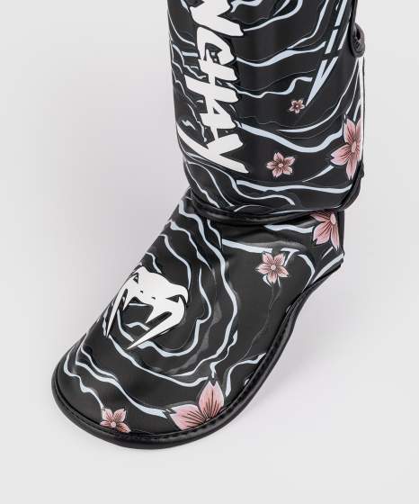 Venum x Tawanchay Kickboks Scheenbeschermers - Zwart/Wit
