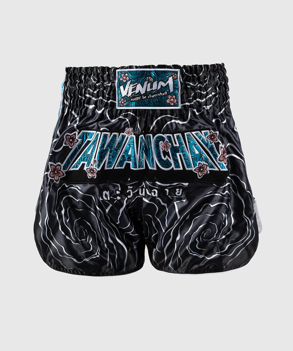 Venum x Tawanchay Muay Thai Shorts - Zwart/Blauw