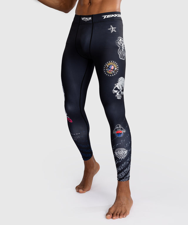 Venum x TEKKEN 8 Spats - Paul Phoenix - Schwarz/Blau