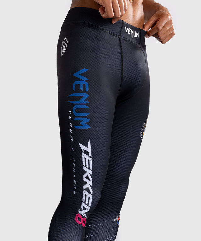 Venum x TEKKEN 8 Spats - Paul Phoenix - Schwarz/Blau