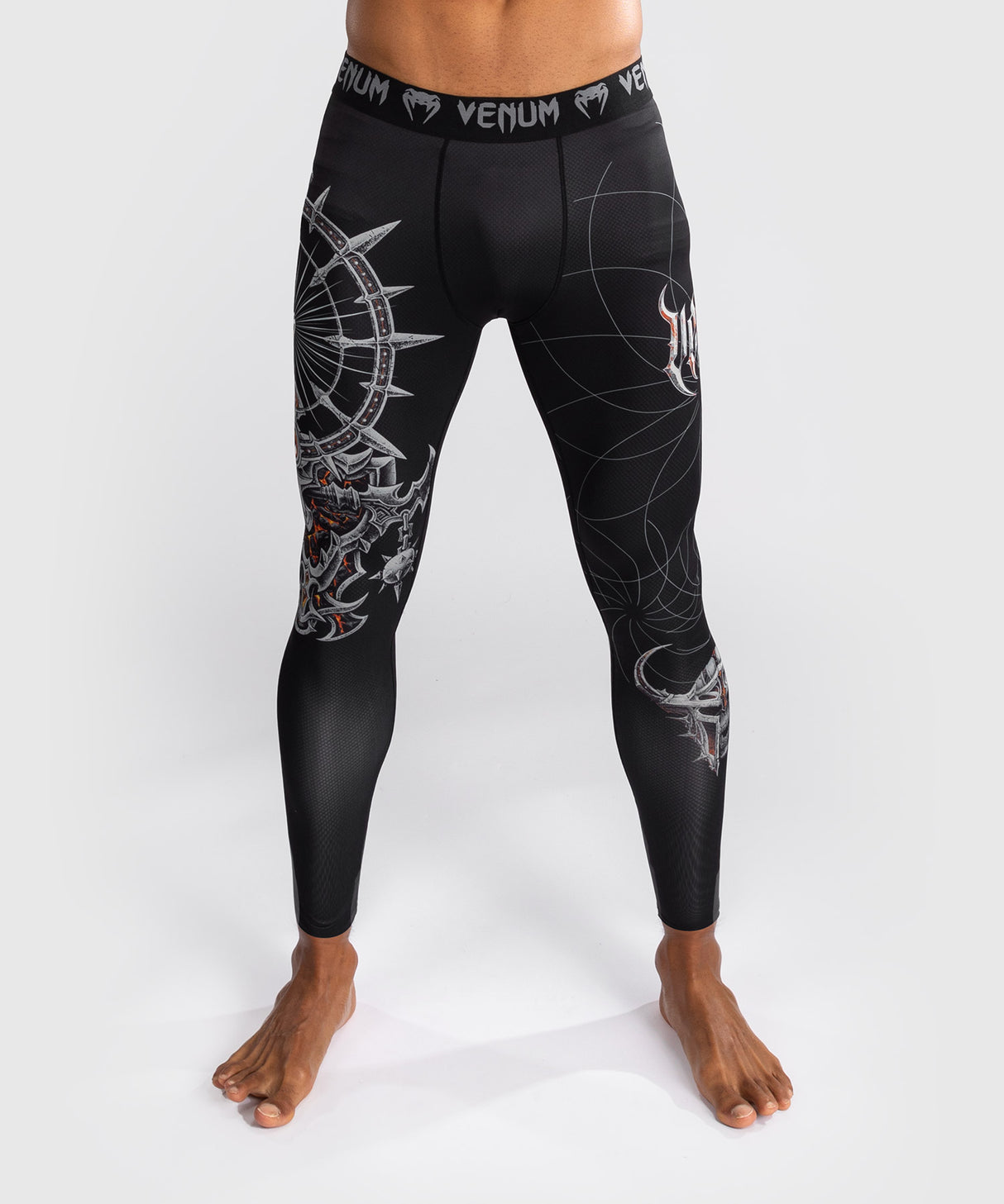 Venum Spats Gladiator 5.0 - Zwart/Zilver