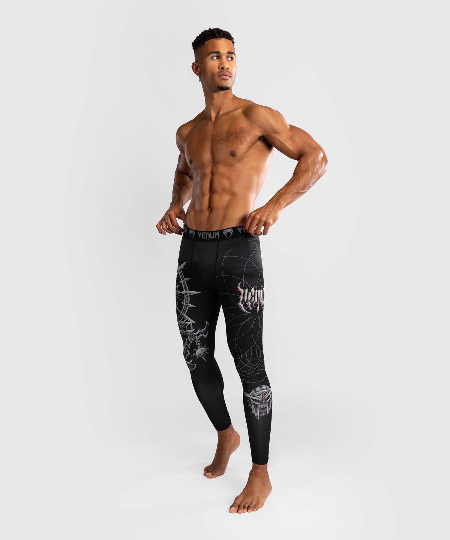 Venum Spats Gladiator 5.0 - Zwart/Zilver