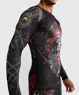 Venum Rashguard Santa Muerte 5.0 Lange Mouwen - Zwart/Goud