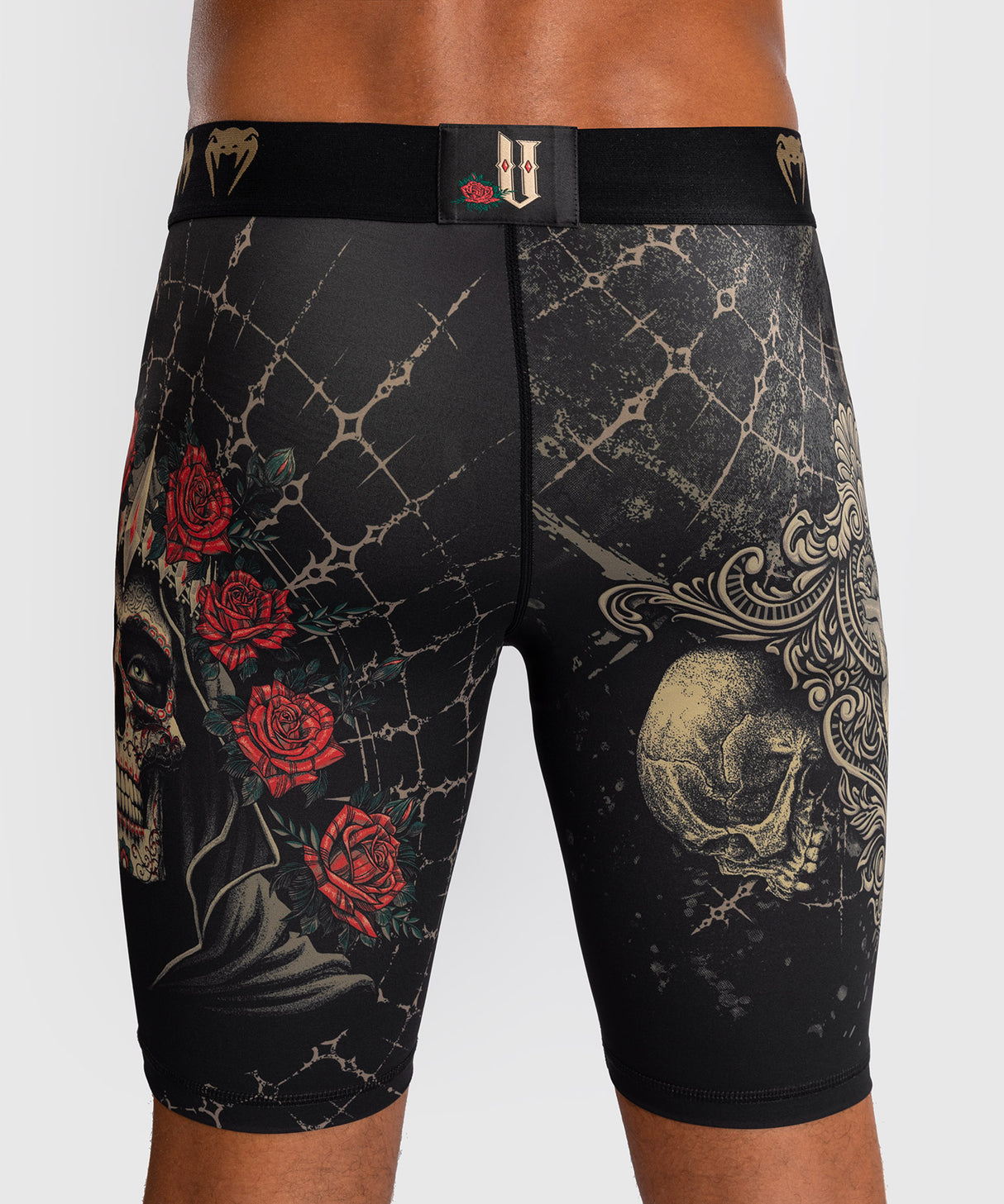 Venum Compressie Shorts Santa Muerte 5.0 - Zwart/Goud