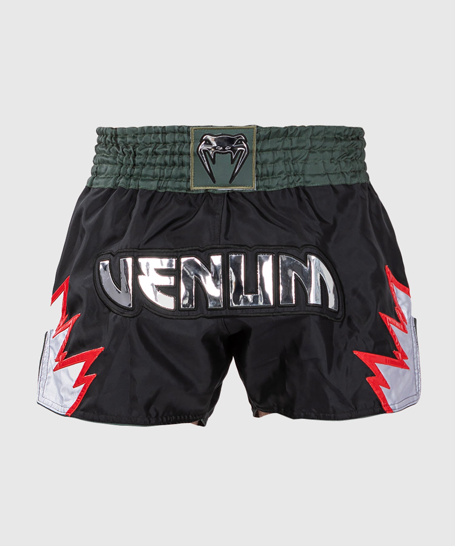 Venum Kickboks Broekje Inferno - Zwart/Kaki Groen