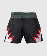 Venum Kickboks Broekje Inferno - Zwart/Kaki Groen