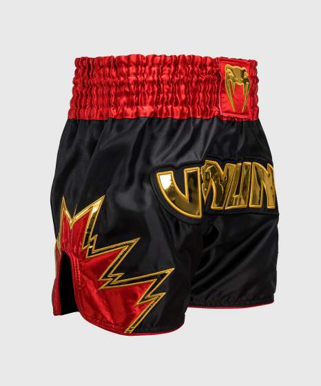 Venum Kickboks Broekje Inferno - Zwart/Rood/Goud