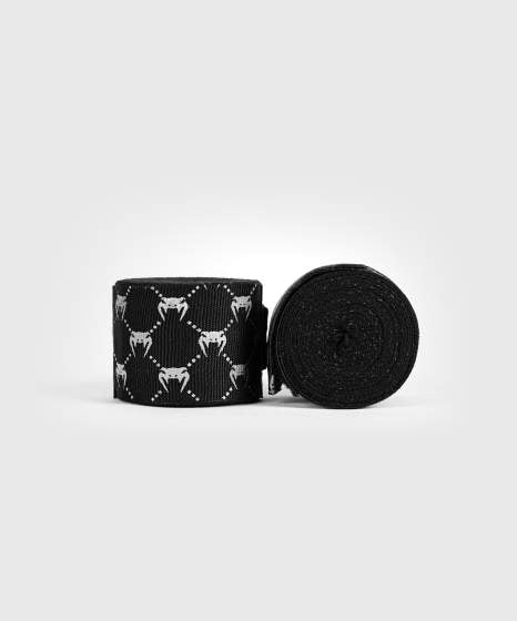 Bandes de boxe Venum Monogram – Noir/Blanc
