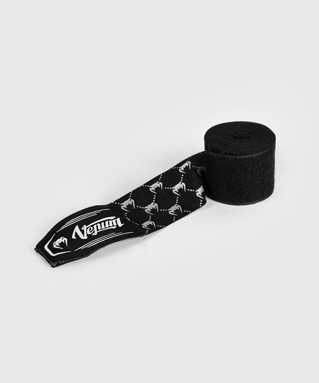 Bandes de boxe Venum Monogram – Noir/Blanc
