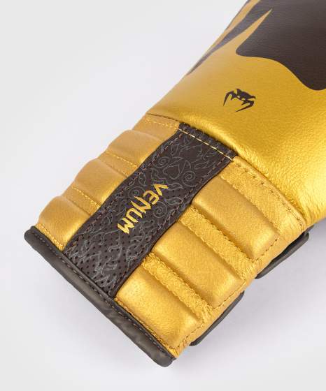 Venum Bokshandschoenen Reverso - Donkerbruin/Goud