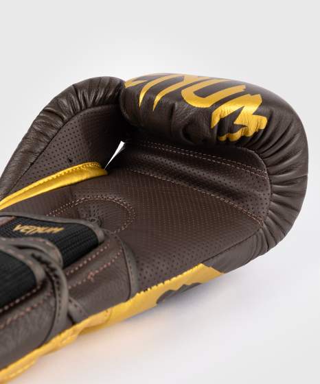 Venum Bokshandschoenen Reverso - Donkerbruin/Goud
