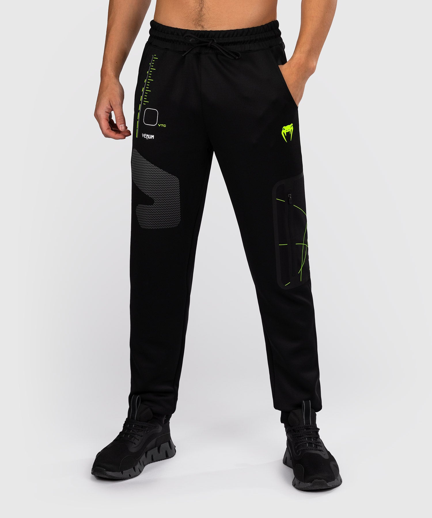Venum Joggers Training Camp 4.0 - Zwart/Neon Groen
