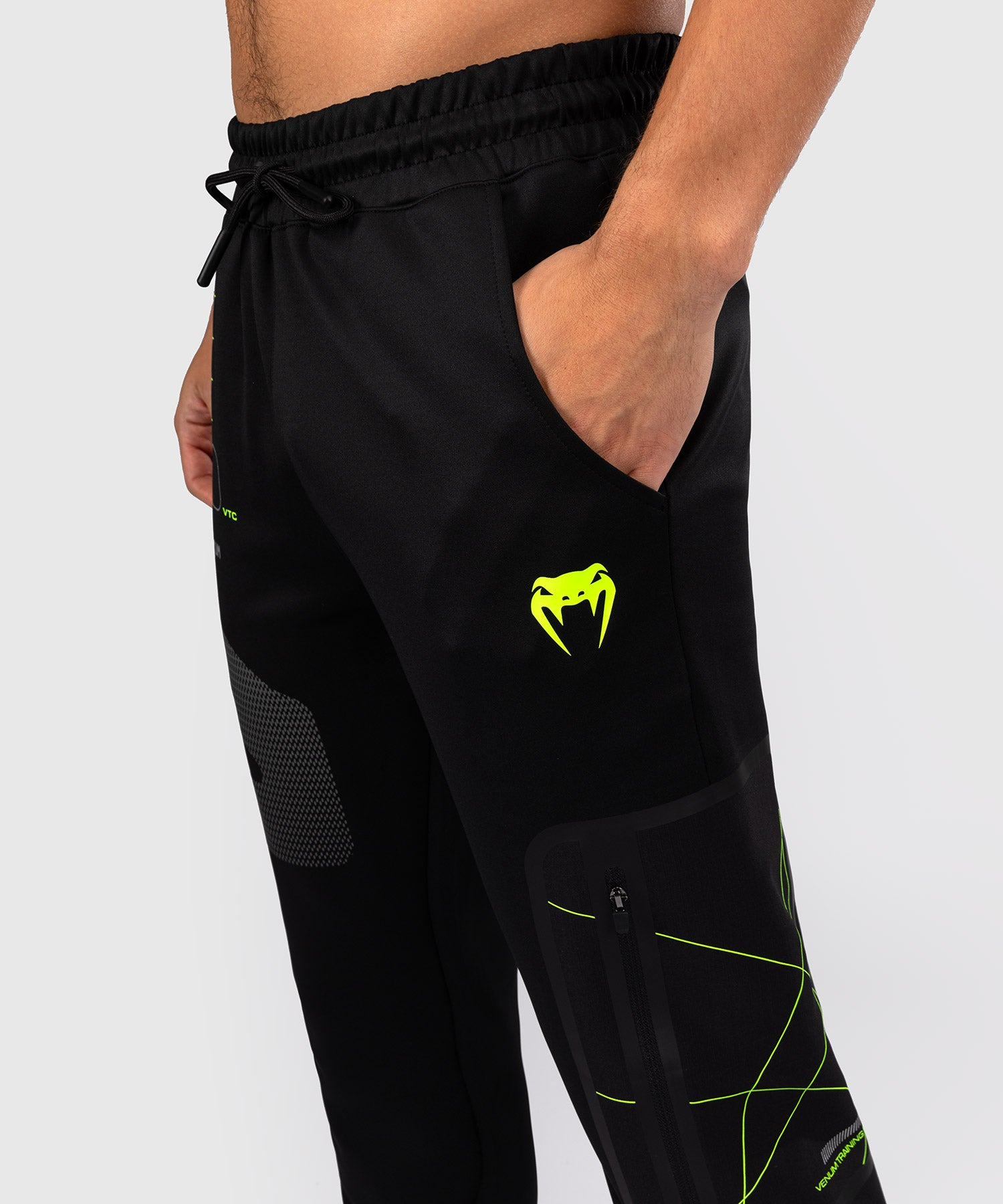 Venum Joggers Training Camp 4.0 - Zwart/Neon Groen