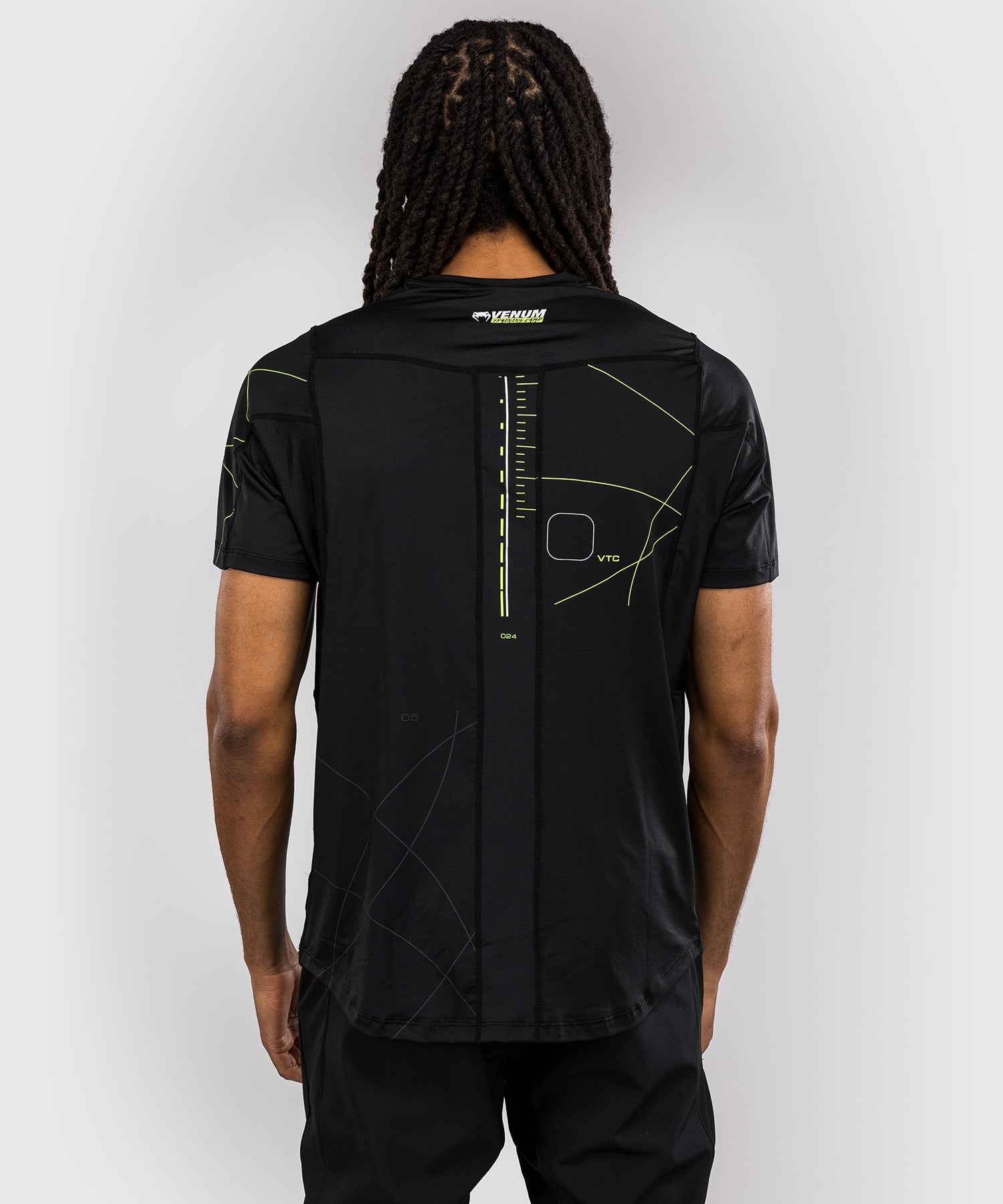 Venum T-shirt Training Camp 4.0 - Zwart/Neon Groen