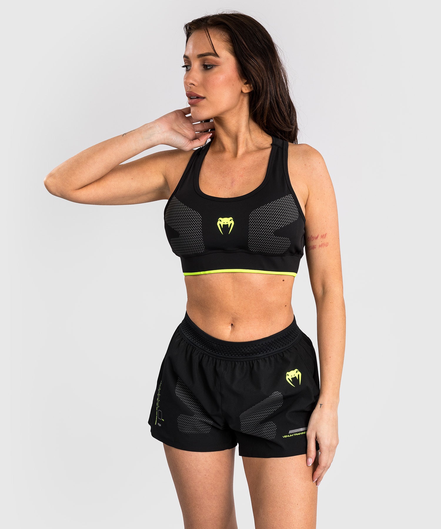 Venum Sport BH Training Camp 4.0 - Zwart/Neon Groen