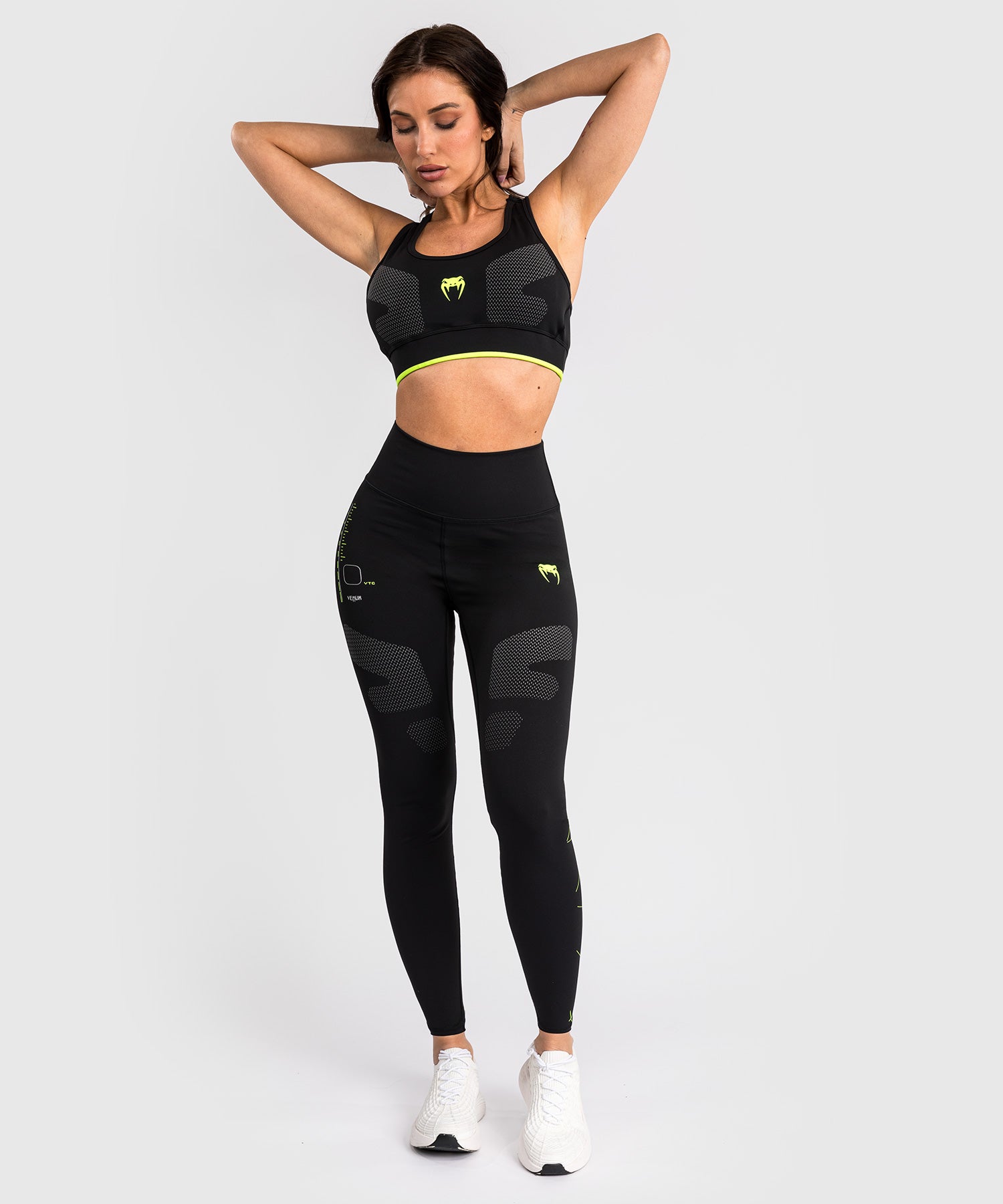 Venum Leggings Training Camp 4.0 - Zwart/Neon Groen