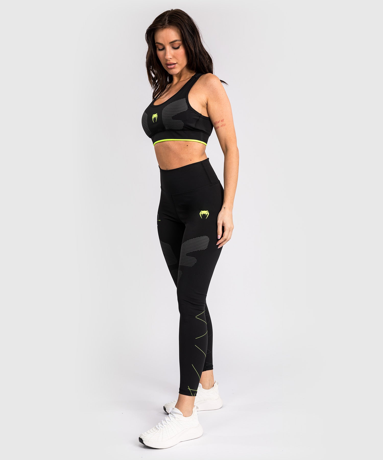 Venum Leggings Training Camp 4.0 - Zwart/Neon Groen