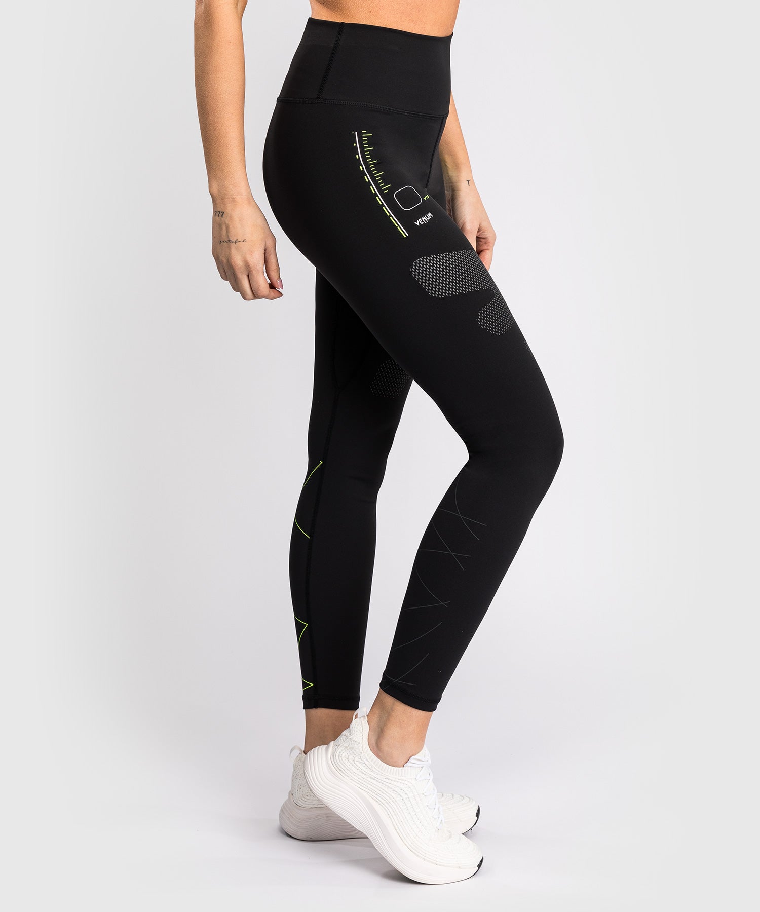 Venum Leggings Training Camp 4.0 - Zwart/Neon Groen