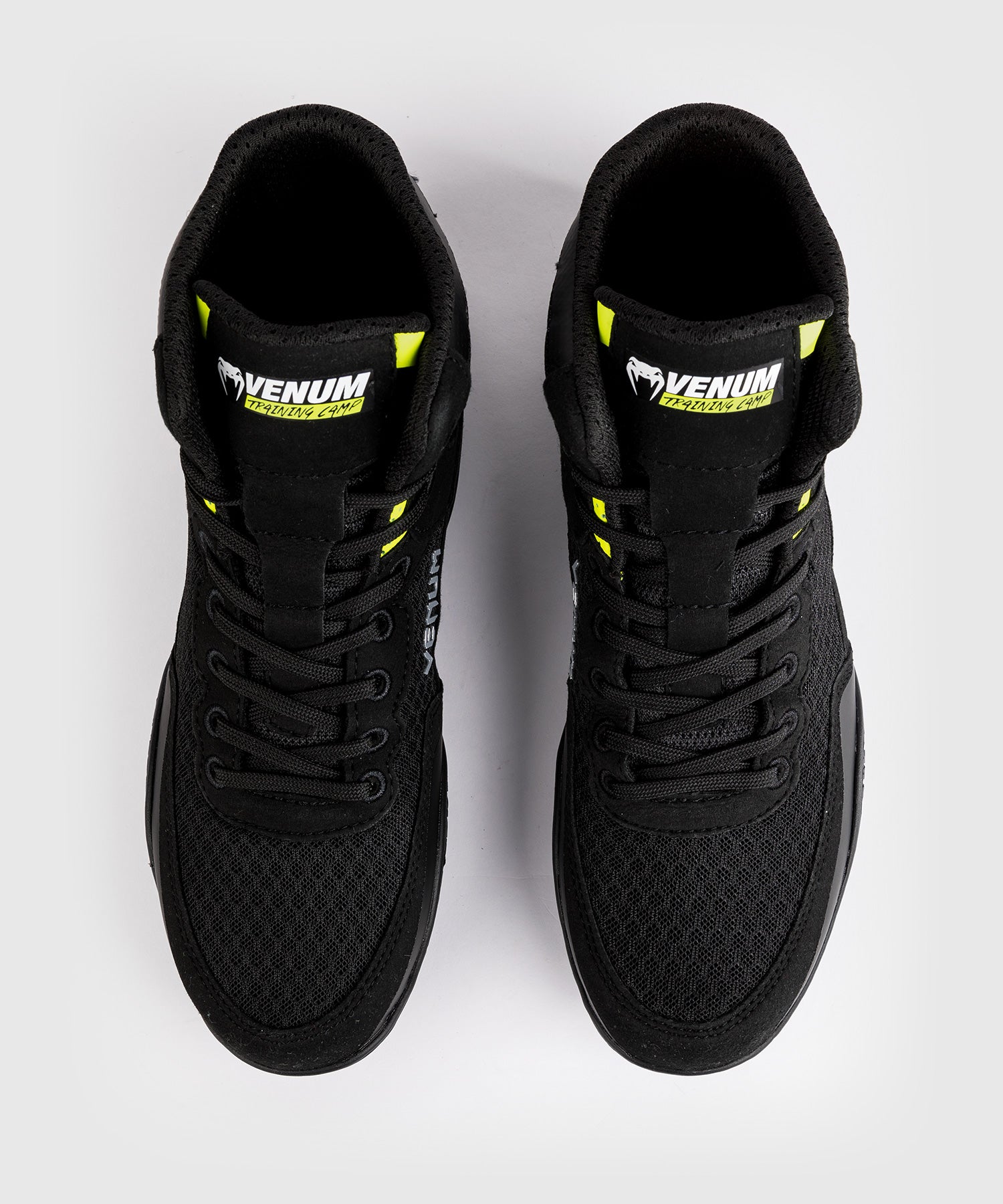 Venum Worstelschoenen Training Camp 4.0 - Zwart/Neon Groen