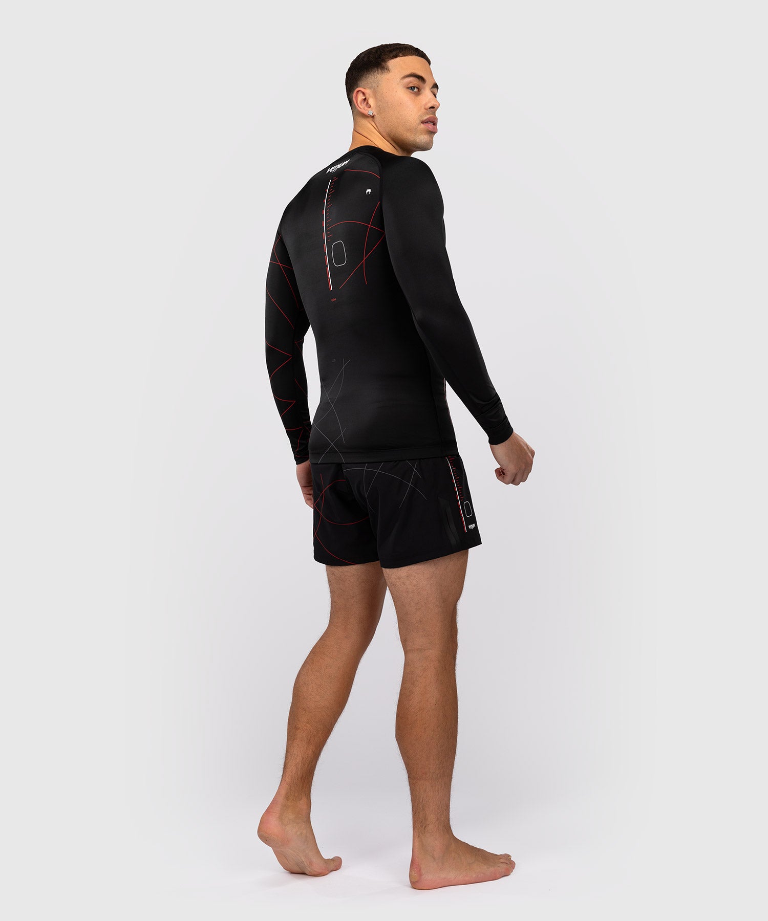 Venum Rashguard Tactical XT Lange Mouwen - Zwart/Rood