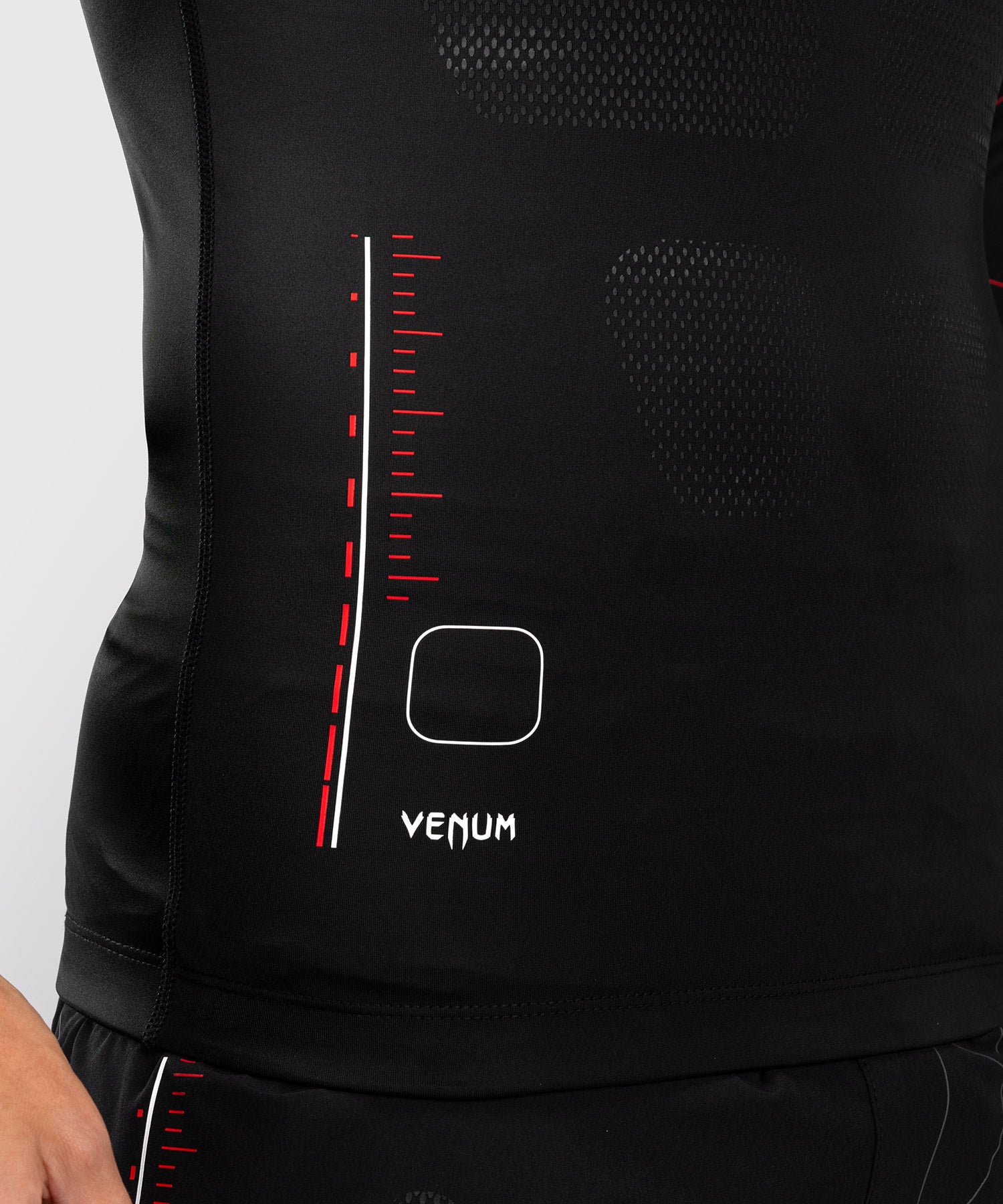 Venum Rashguard Tactical XT Lange Mouwen - Zwart/Rood