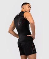 Venum Rashguard Tactical XT Mouwloos - Zwart/Rood