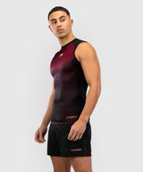 Venum Rashguard Tactical XT Mouwloos - Zwart/Burgundy/Goud