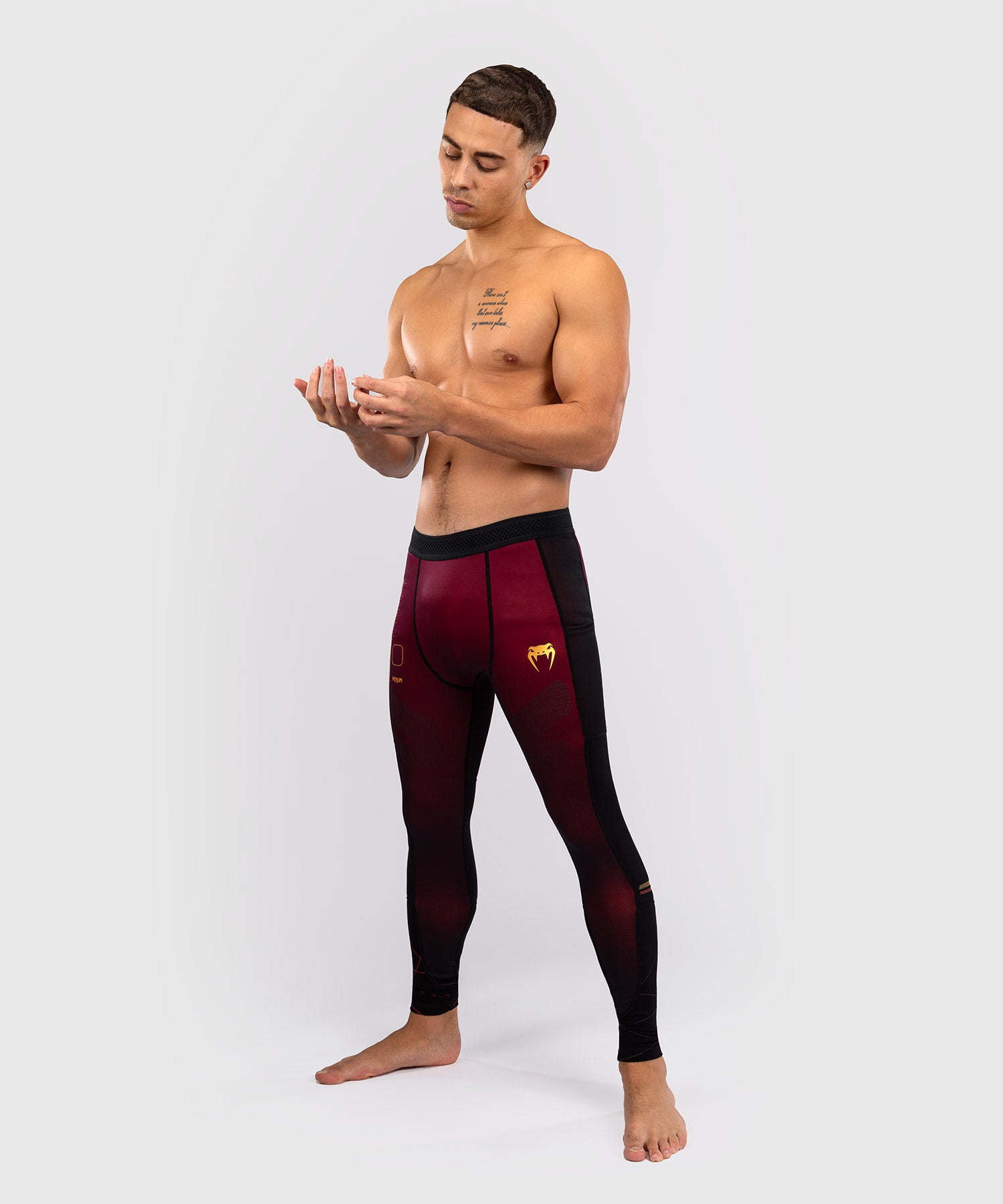 Venum Spats Tactical XT - Zwart/Burgundy/Goud