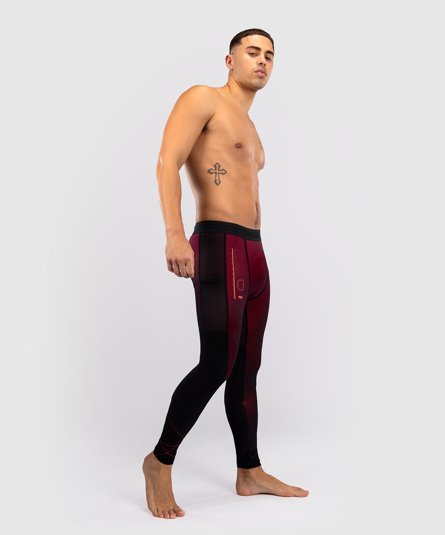 Venum Spats Tactical XT - Zwart/Burgundy/Goud