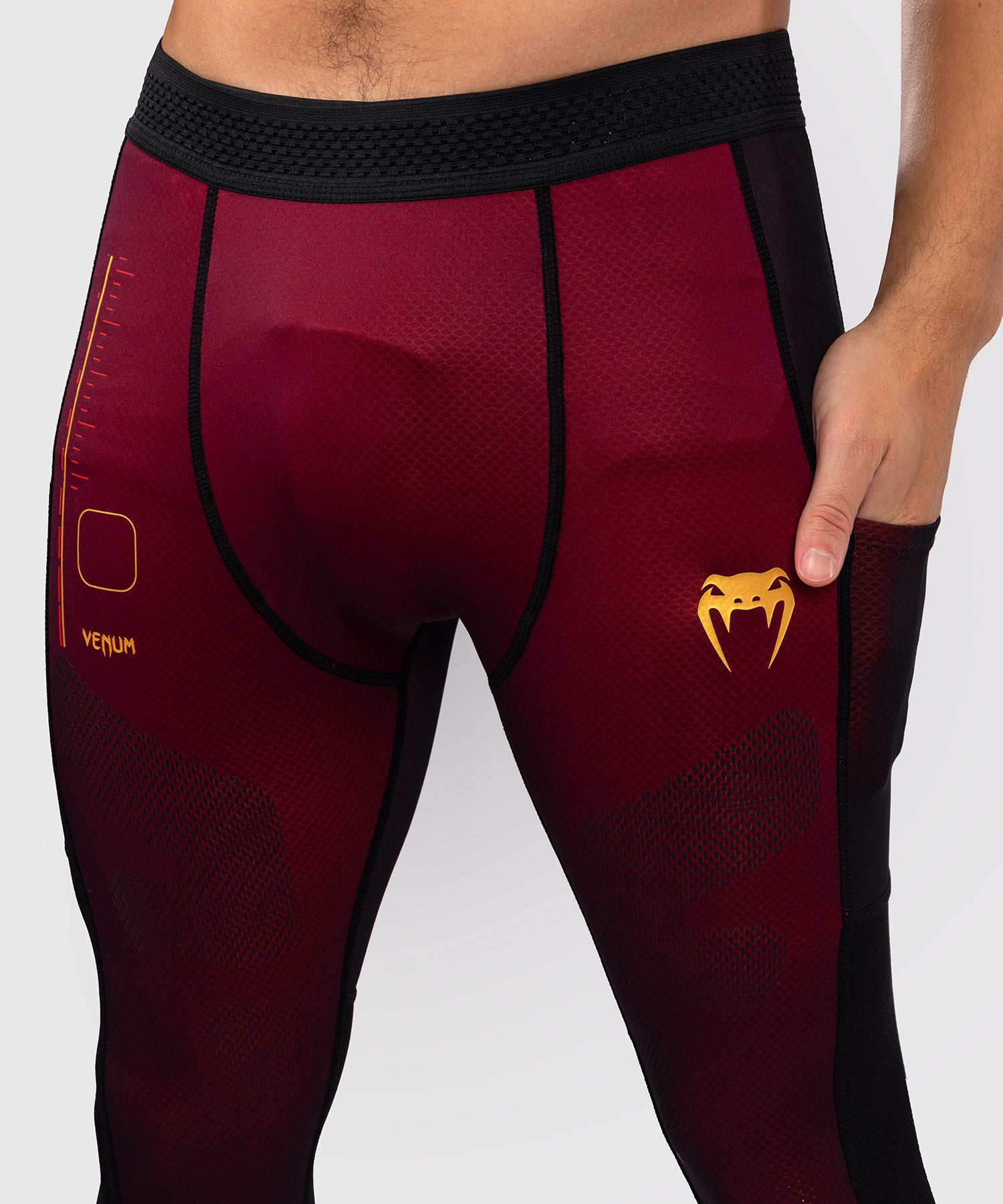 Venum Spats Tactical XT - Zwart/Burgundy/Goud