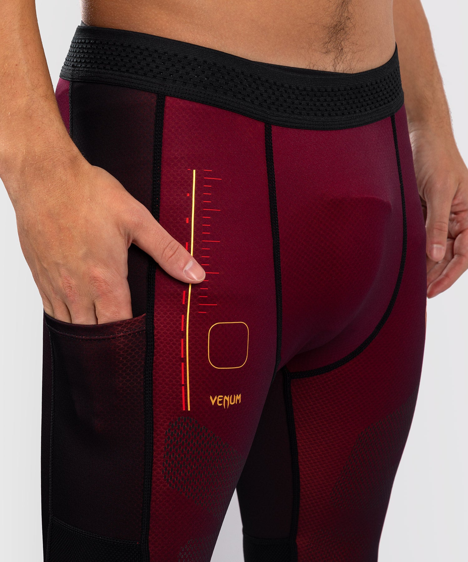 Venum Spats Tactical XT - Zwart/Burgundy/Goud